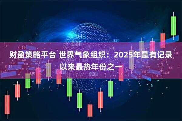 财盈策略平台 世界气象组织：2025年是有记录以来最热年份之一